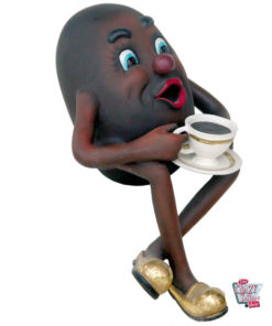 Figur Dekor Coffee Bean med Cup