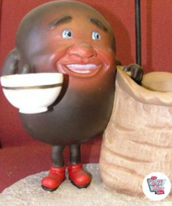 Figura del chicco di caffè della decorazione di punte