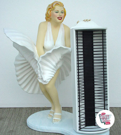 Decoração Figura Marilyn Porta CDs