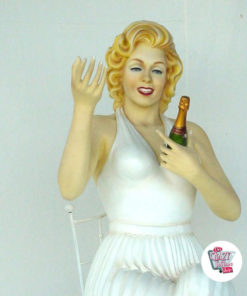 Figur Dekor Marilyn Sitting