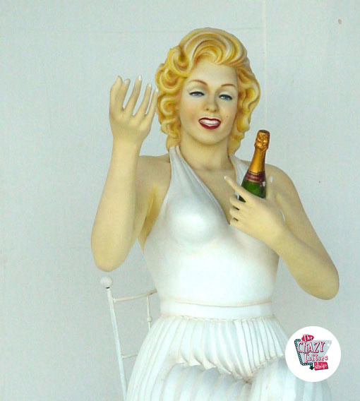 Figur Dekoration Marilyn Sitting