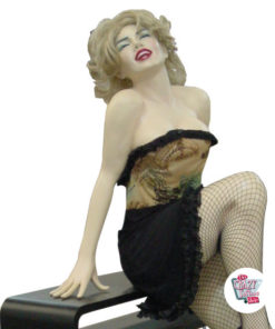 Figura Decoración Marilyn Sentada M