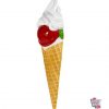 Ice Cream Cone Figur Dekoration Medium Vägg