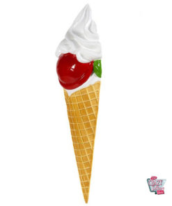 Ice Cream Cone figur dekorasjon Medium Vegg