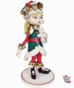 Figura Decoración Navidad Elfa Duende