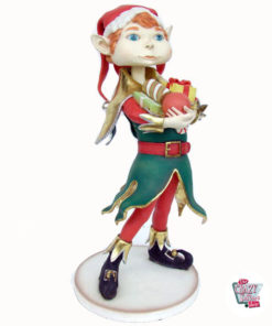 Figura Decoración Navidad Elfo Duende