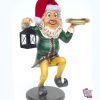 Figure Christmas Decoration Elf with Lantern