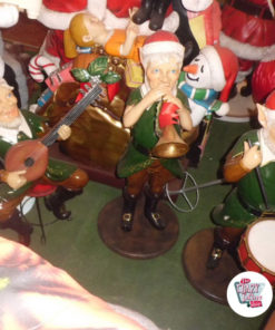 Figure Decoration Christmas Elf with Trumpet