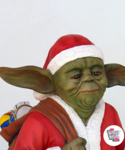 Figura Decoración Navidad Maestro Yoda Papa Noel