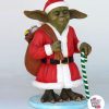 Figura Decoración Navidad Maestro Yoda Papa Noel