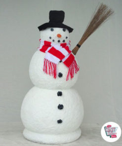 Figura Decoração Natal Boneco de neve