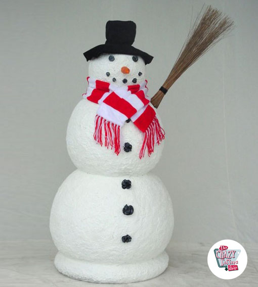 Figura Decoração Natal Boneco de neve