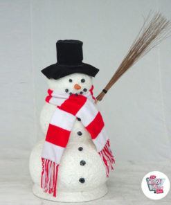 Figura Decoración Navidad Muñeco de Nieve