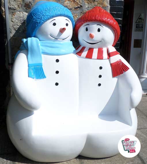 Figure Decoration Christmas Snowman Bank