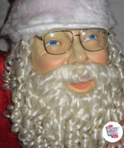 Figur Juldekorasjon Julemannen med ekte klær og veske