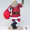 Figura Decoración Navidad Papa Noel Con Saco y Campana