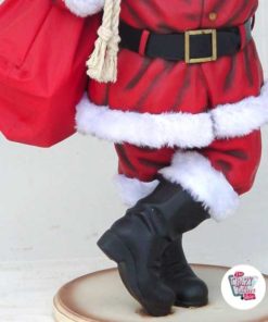 Figura Decoração De Natal Papai Noel Com Saco E Sino