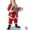 Figura Decoração Natal Papai Noel Feliz Natal