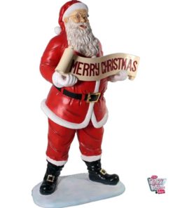 Figura Decorazione Natale Babbo Natale Buon Natale