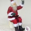 Figure Decoration Christmas Santa Claus Sitting