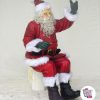 Decorazione di figura Natale Babbo Natale che si siede