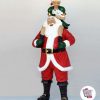Figura Decoracion Navidad Papa Noel con Elfo