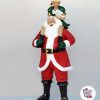 Figura Natale Decorazione Babbo Natale con Elf