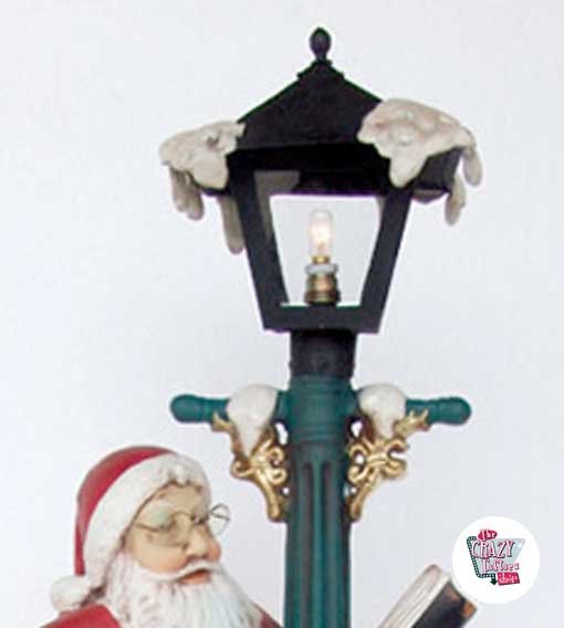Figure Christmas Decoration Santa Claus with Lantern