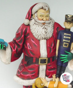 Figura Decoração Natal Papai Noel com Presentes