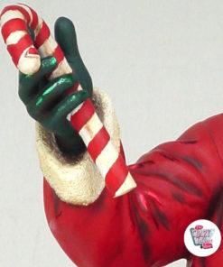 Figura Decoração Natal Papai Noel ajoelhado com saco