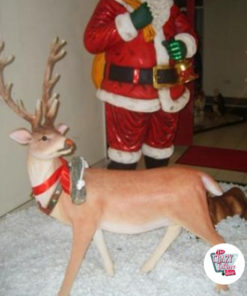 Konstdekoration Julrenare Santa Claus