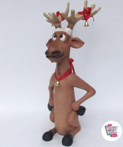 Figure Decoration Christmas Reindeer Sitting