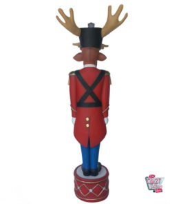 Figure Decoration Christmas Reindeer Lead Soldier