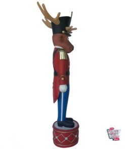 Figura Decoración Navidad Reno Soldadito de Plomo