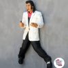 Figur Dekor Wall Elvis Mikrofon