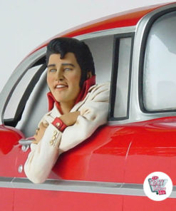 Figura Decoração Elvis Chevy 57