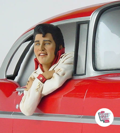 Figur Dekoration Elvis Chevy 57