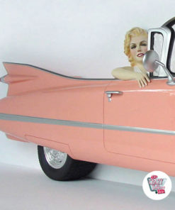 Figur Dekoration Marilyn Pink Cadillac