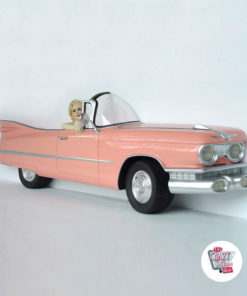 Figura Decoración Marilyn Cadillac Rosa