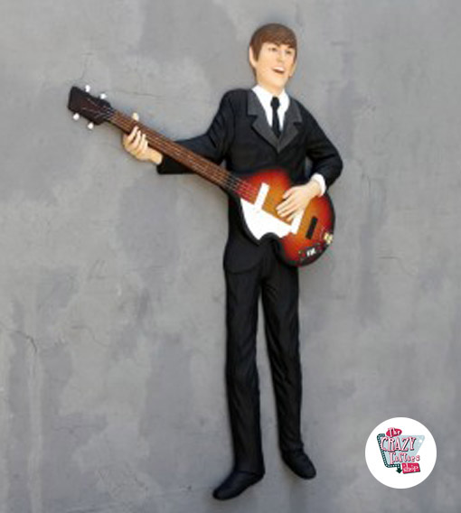Figur Dekoration på väggen The Beatles