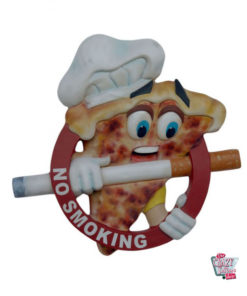 Figura Decoration Pizzería segnale No Smoking