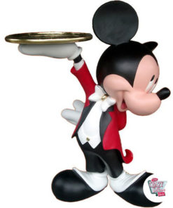 Figura decoración temática Mickey Mouse Camarero