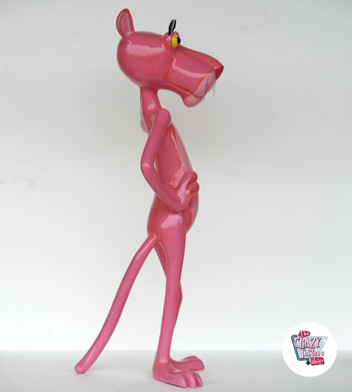 Figura Decoração Pantera Cor-de-rosa
