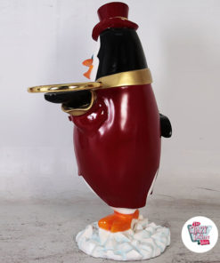 Figura Decorazione Tema Pinguino Madagascar Cameriere