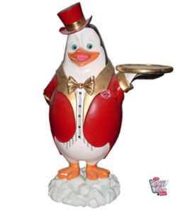 Figura Decoración Temática Pingüino Madagascar Camarero