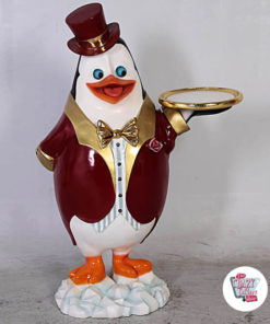 Figura Decoración Temática Pingüino Madagascar Camarero