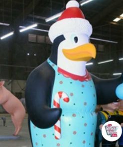 Figuras Decoração Tema Penguins Madagascar Christmas