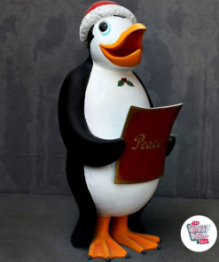 Figure decorazione tema pinguini Madagascar Natale