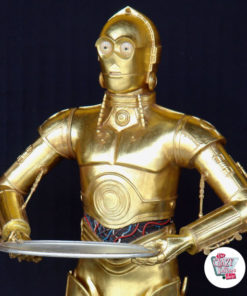 Figura Decoración Temática Star Wars C-3PO con Bandeja