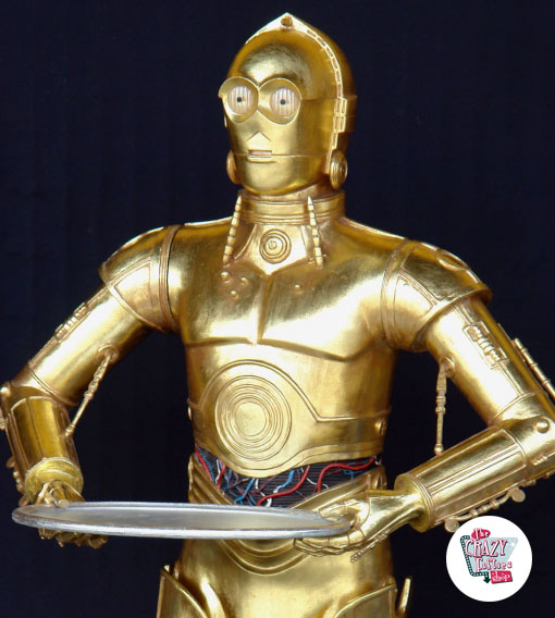 Figure Star Wars Themed Decoration C-3PO with Tray